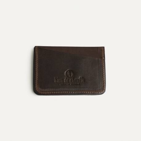 Oseille card holder - Brown