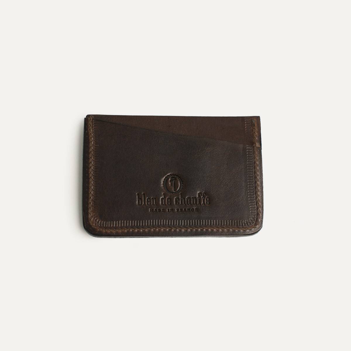 Oseille card holder - Brown (image n°1)