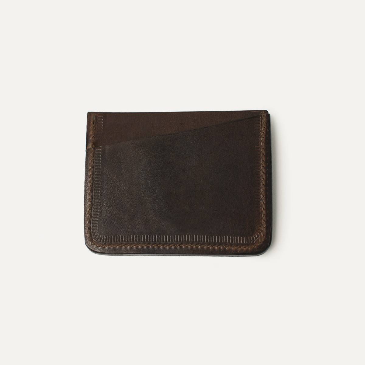 Oseille card holder - Brown (image n°2)