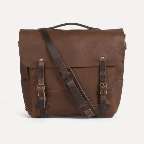 Postman bag Eclair L - Military Brown