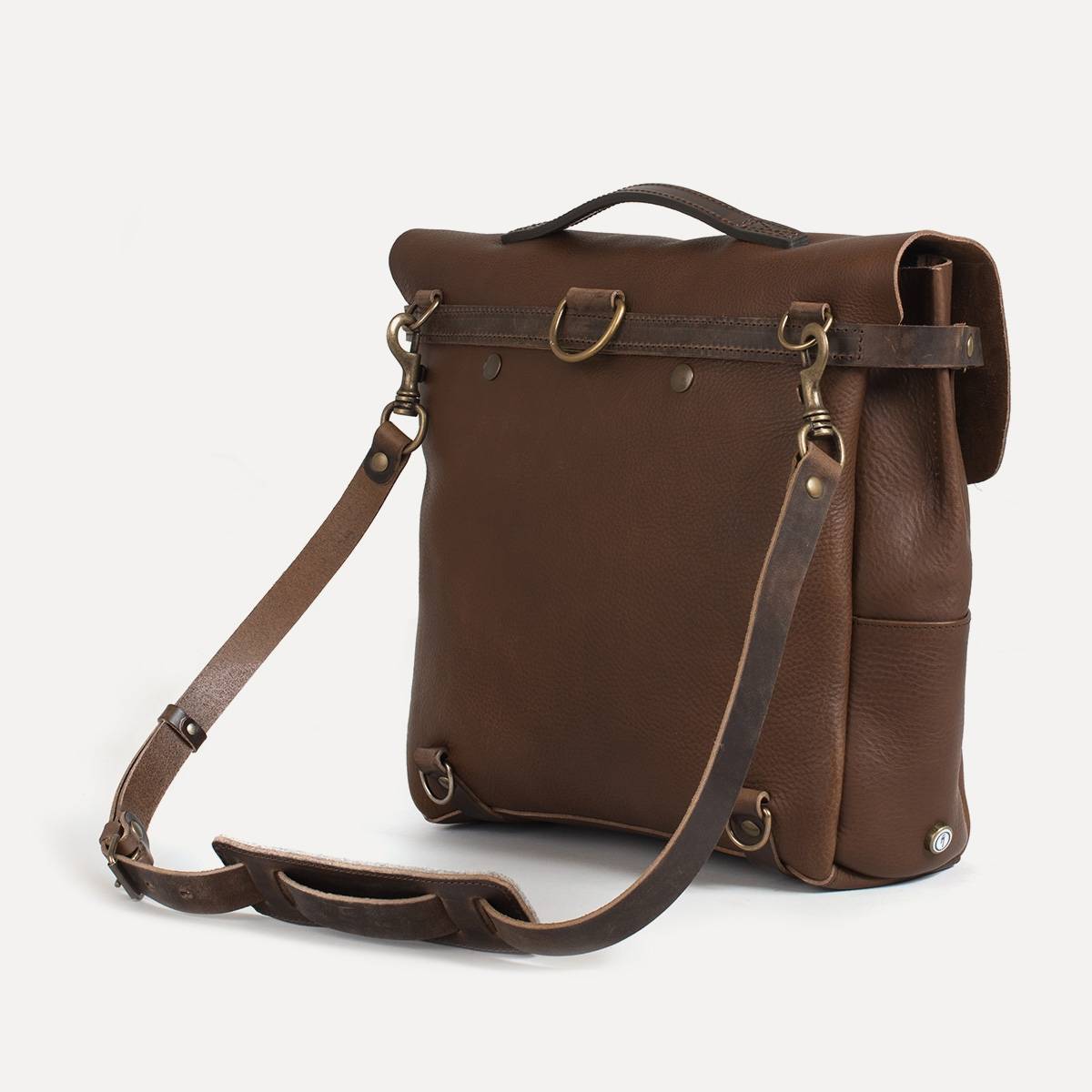 Postman bag Eclair L - Military Brown (image n°3)