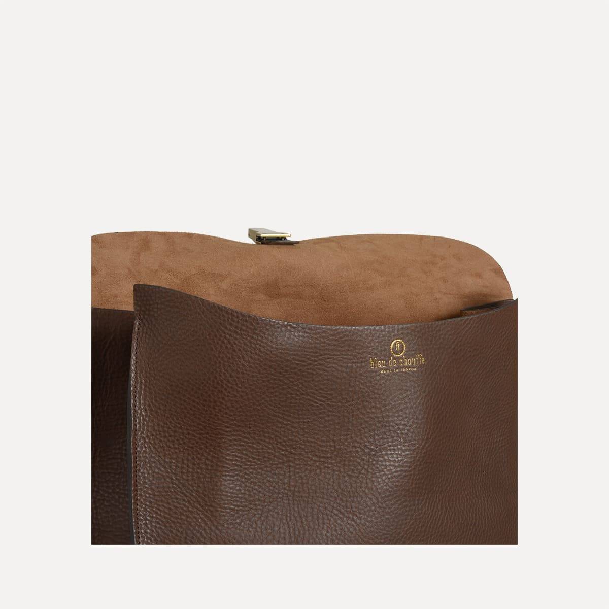 Arlo leather backpack - Military Brown (image n°6)
