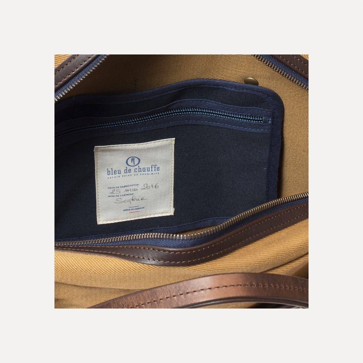 Report Business bag - Camel Canvas (image n°6)