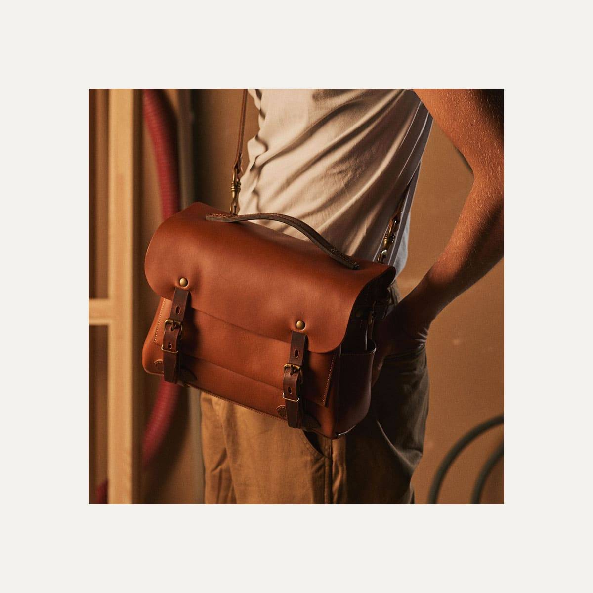 Sac Postier Eclair S - Pain Brûlé (image n°7)