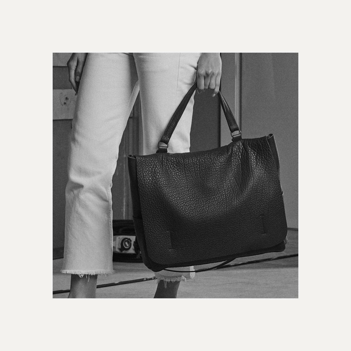 Coline bag L - Black Crispi (image n°6)