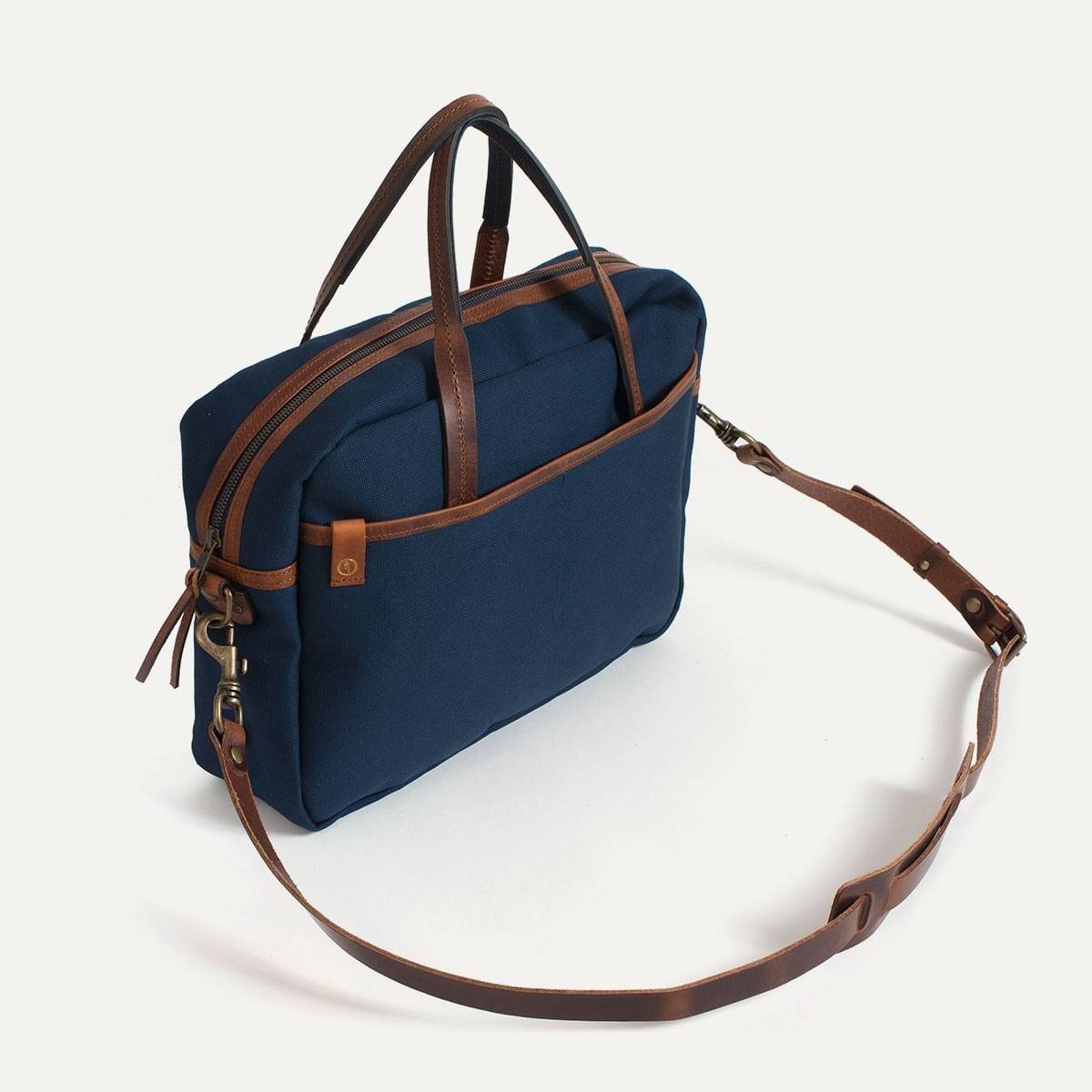 Report Business bag - Navy Blue Canvas (image n°3)