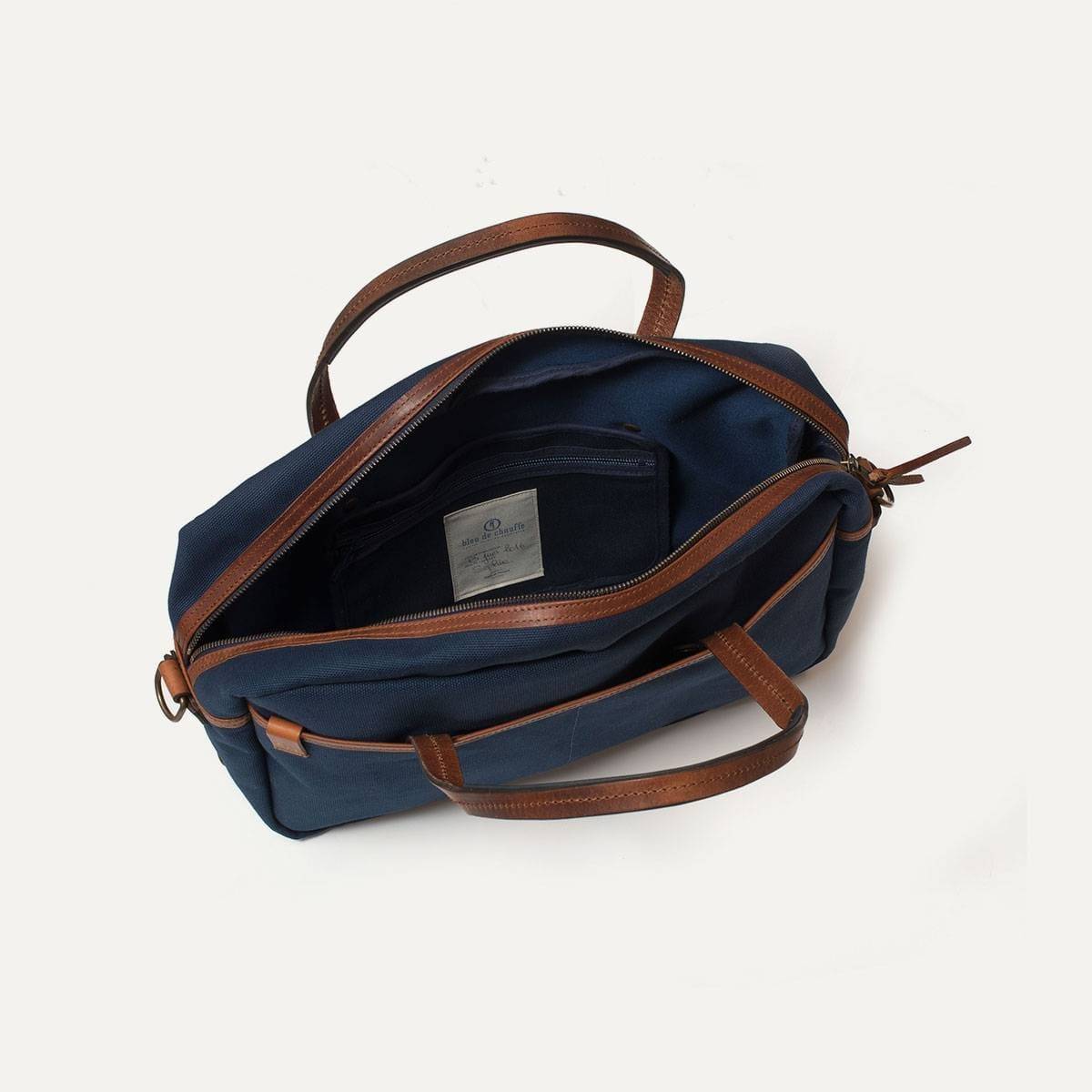 Report Business bag - Navy Blue Canvas (image n°5)