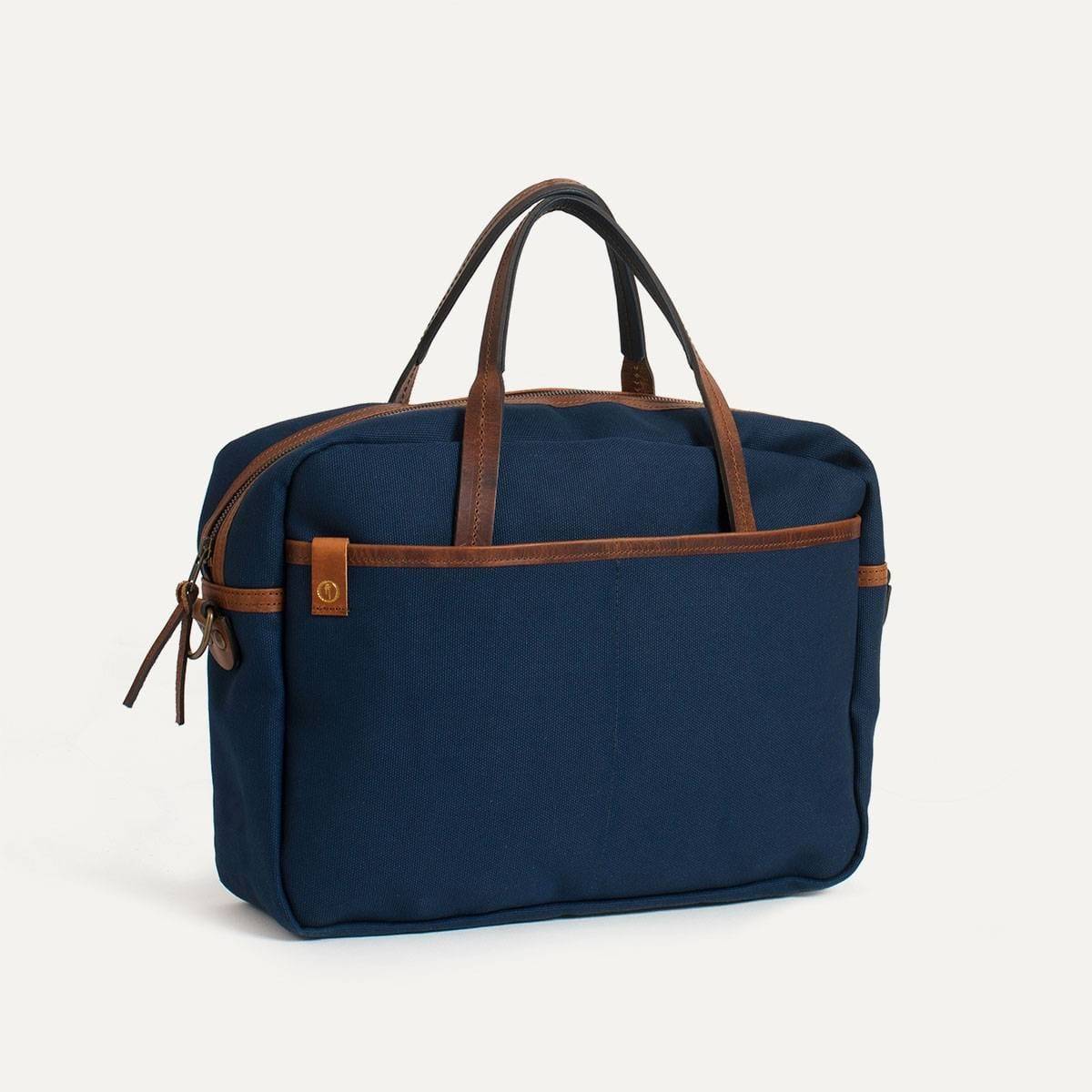 Report Business bag - Navy Blue Canvas (image n°1)