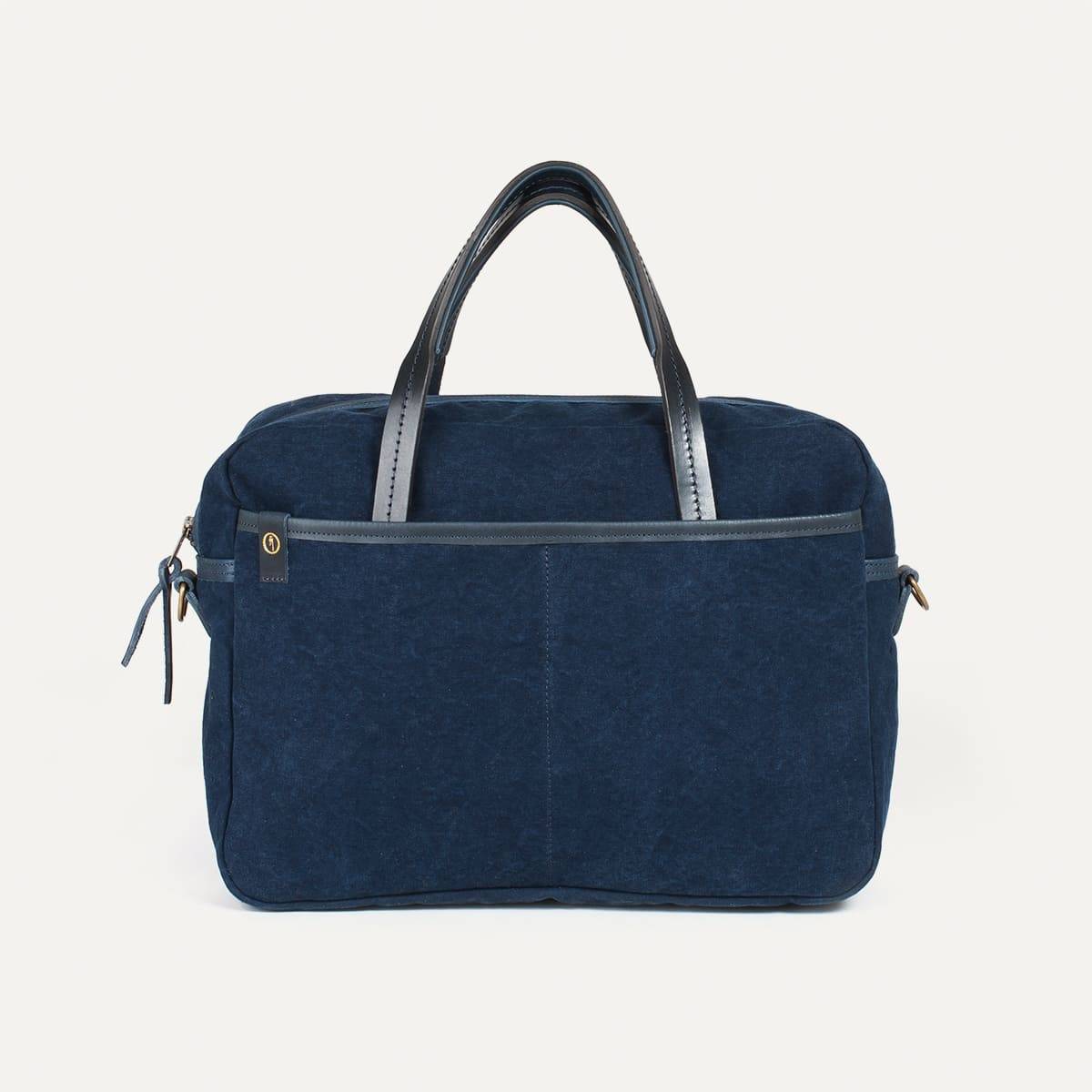 Business bag Report Canvas and Leather - Indigo (image n°2)