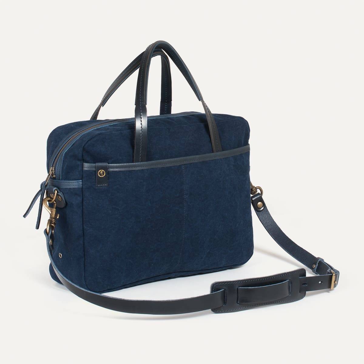 Business bag Report Canvas and Leather - Indigo (image n°4)