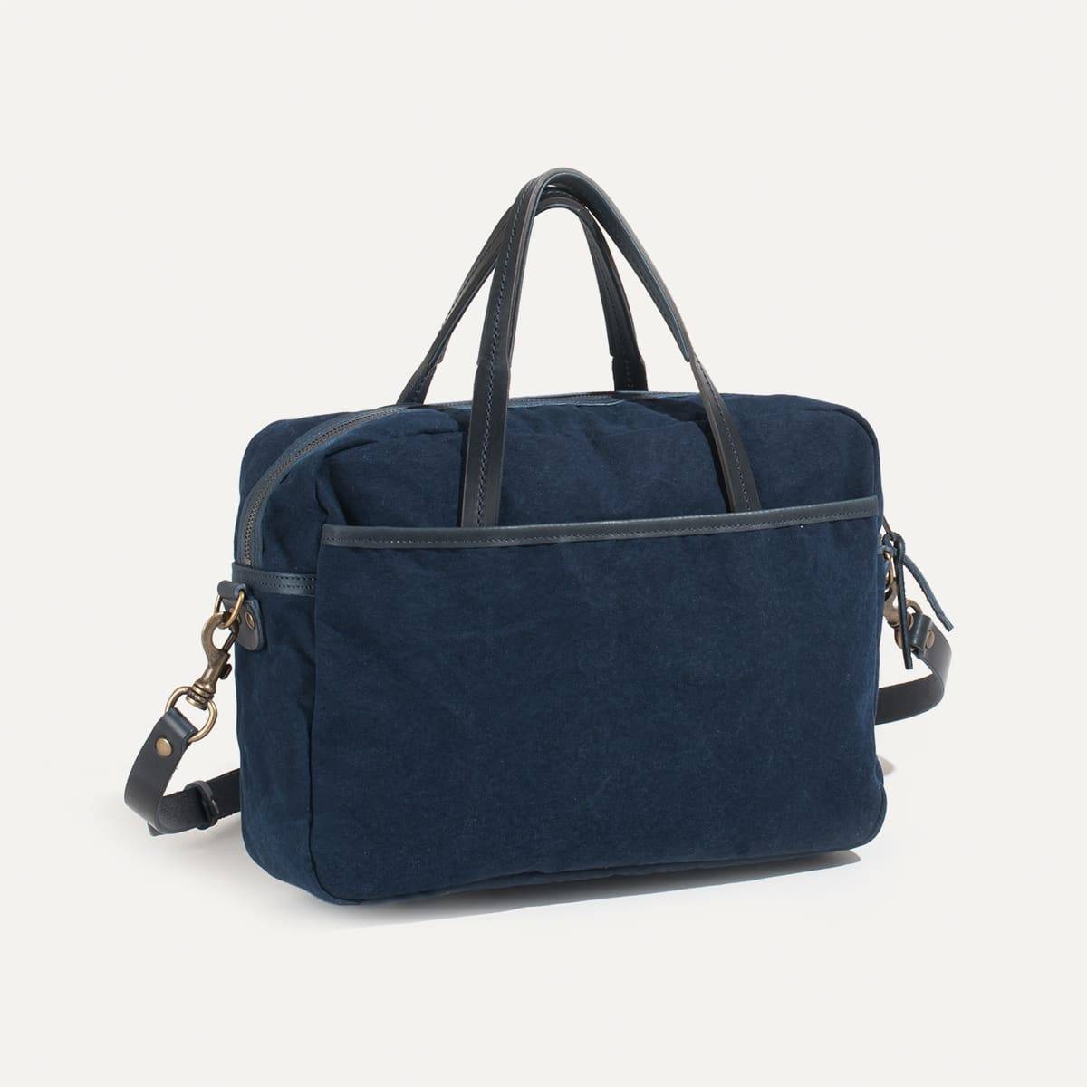 Business bag Report Canvas and Leather - Indigo (image n°3)