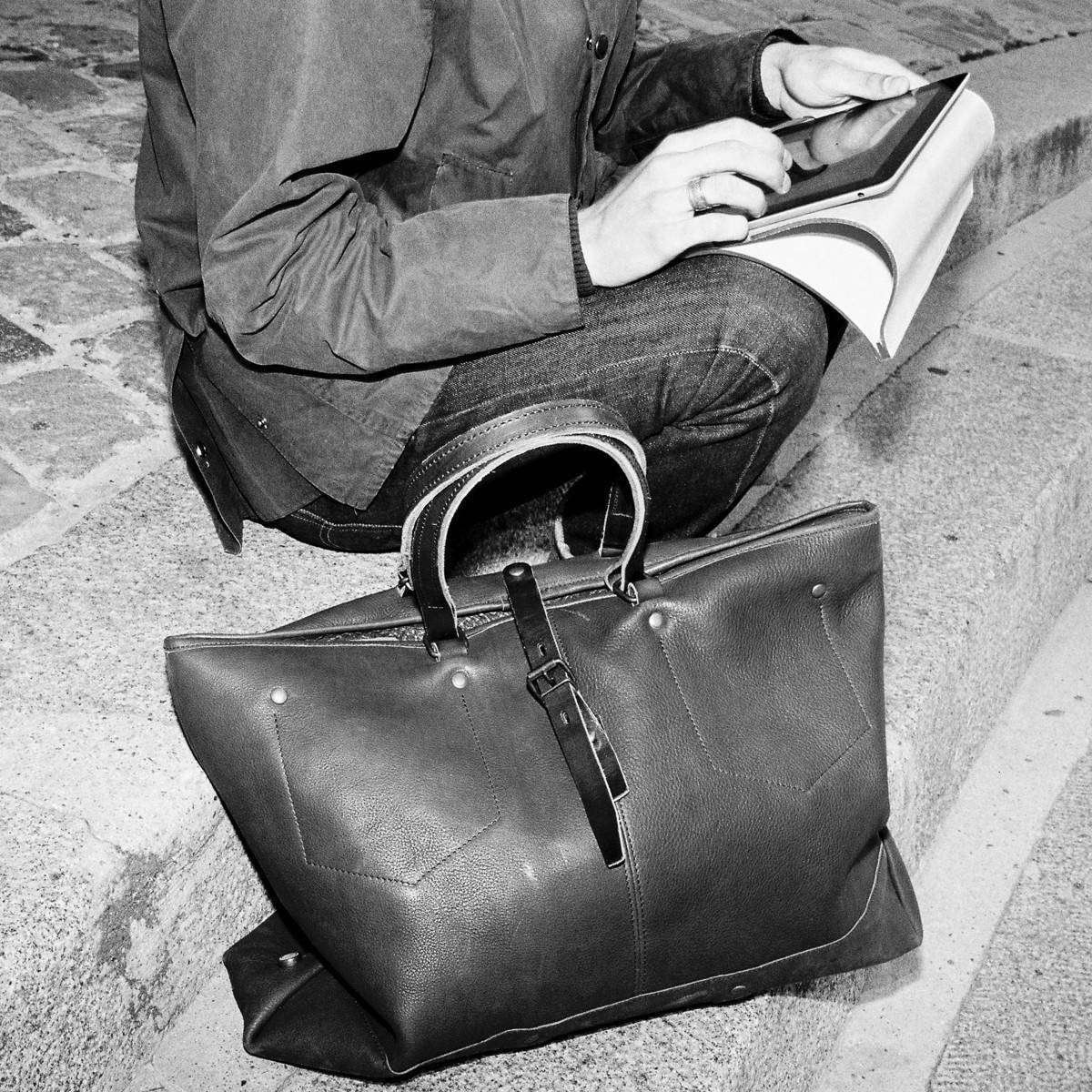 Garance shopping bag - Black (image n°8)
