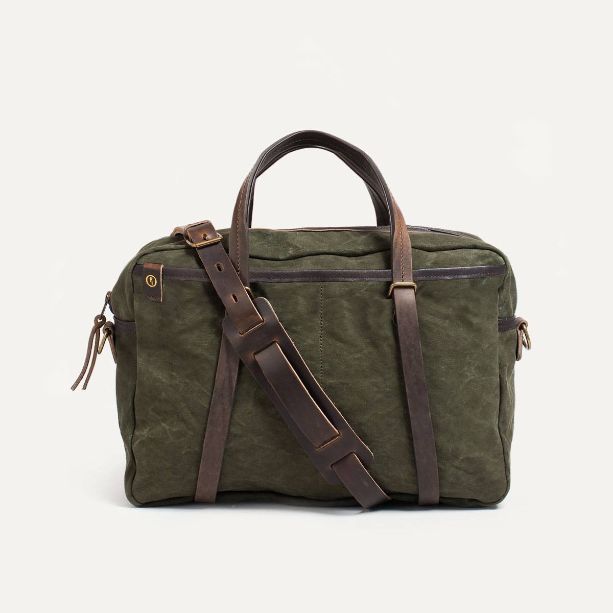 Report Business bag - Dark Khaki Canvas (image n°1)