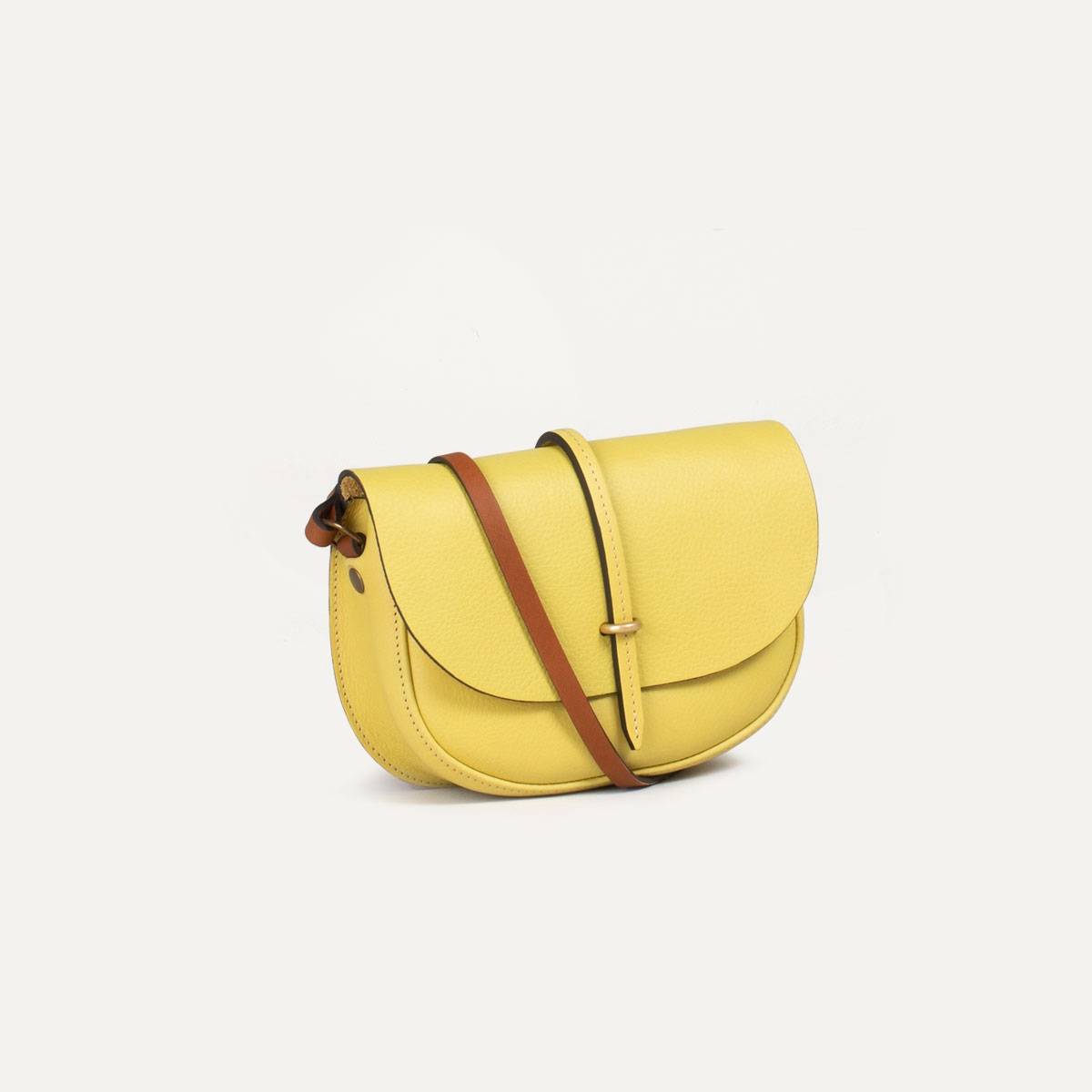 Mini sac postier Java - Jaune citron (image n°3)