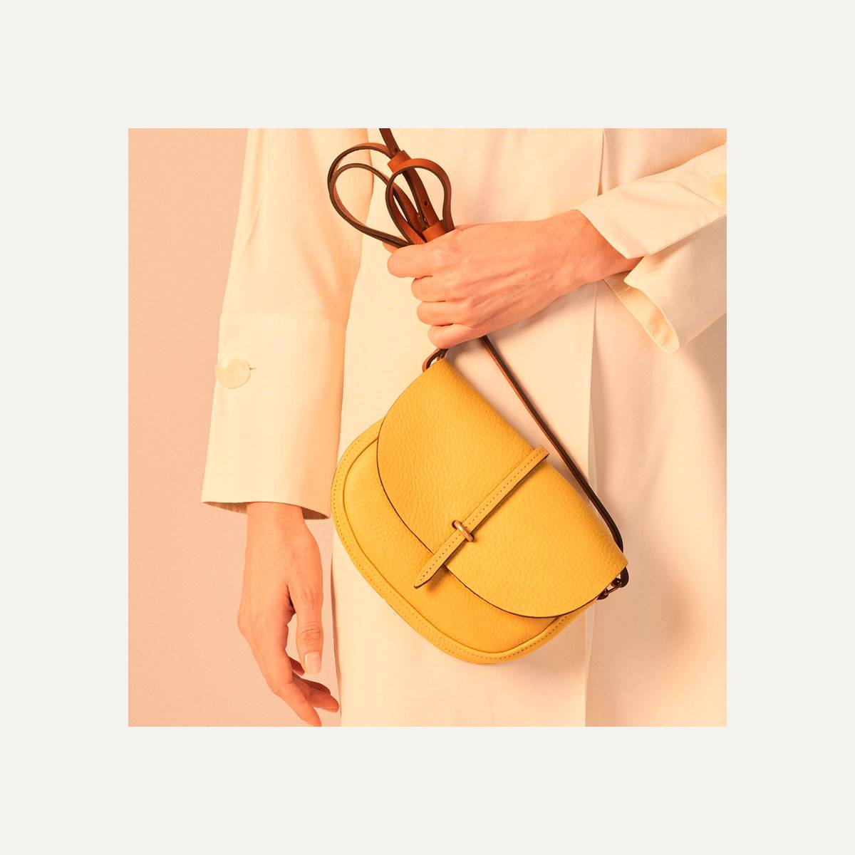 Java mini Postman bag - Yellow (image n°10)