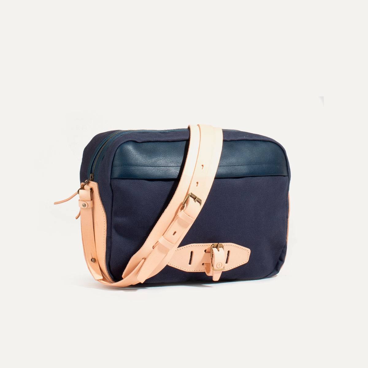 Uzu Belt bag - Navy blue / Natural (image n°2)