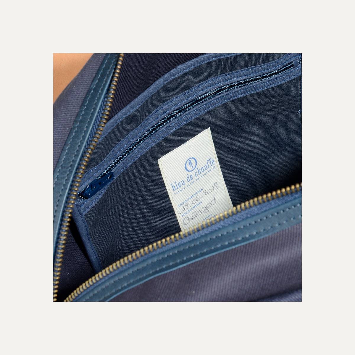 Uzu Belt bag - Navy blue / Natural (image n°5)