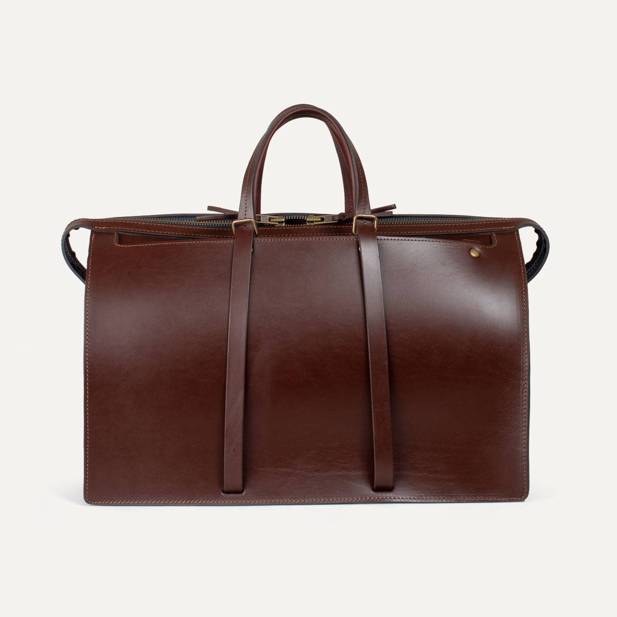 Jules Leather Holdall - Pain Brûlé (image n°5)