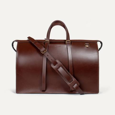 Jules Leather Holdall - Pain Brûlé