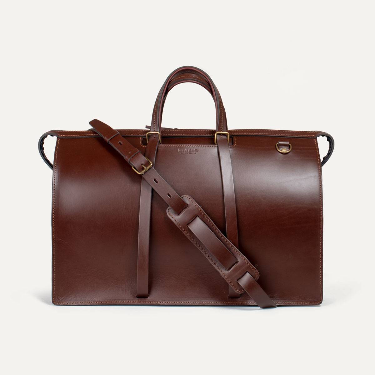 Jules Leather Holdall - Pain Brûlé (image n°1)