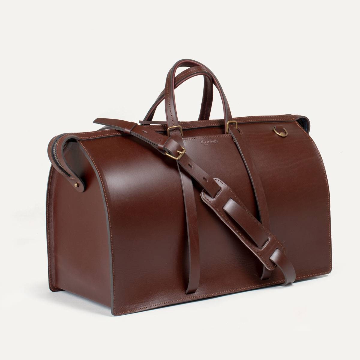 Jules Leather Holdall - Pain Brûlé (image n°3)