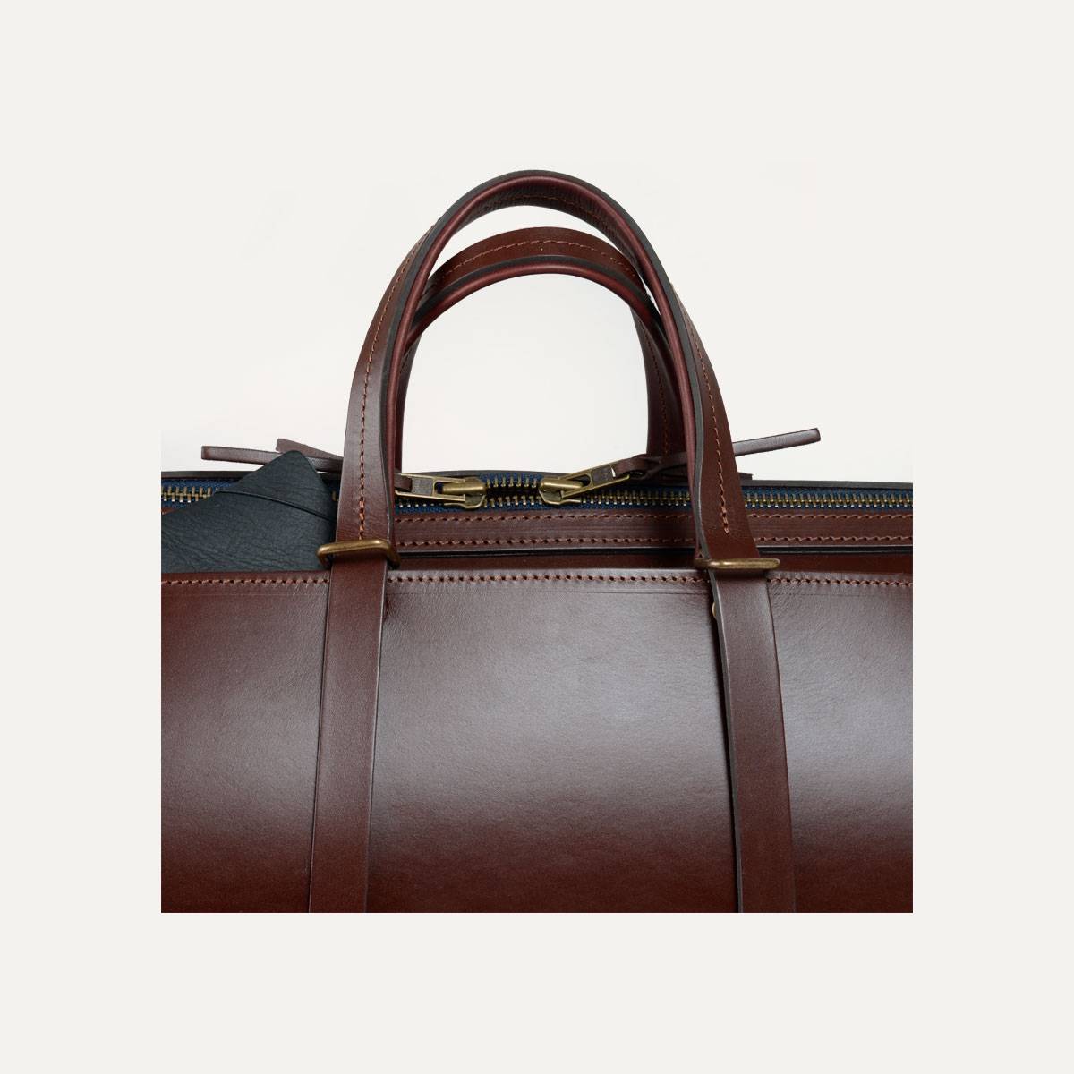 Jules Leather Holdall - Pain Brûlé (image n°9)