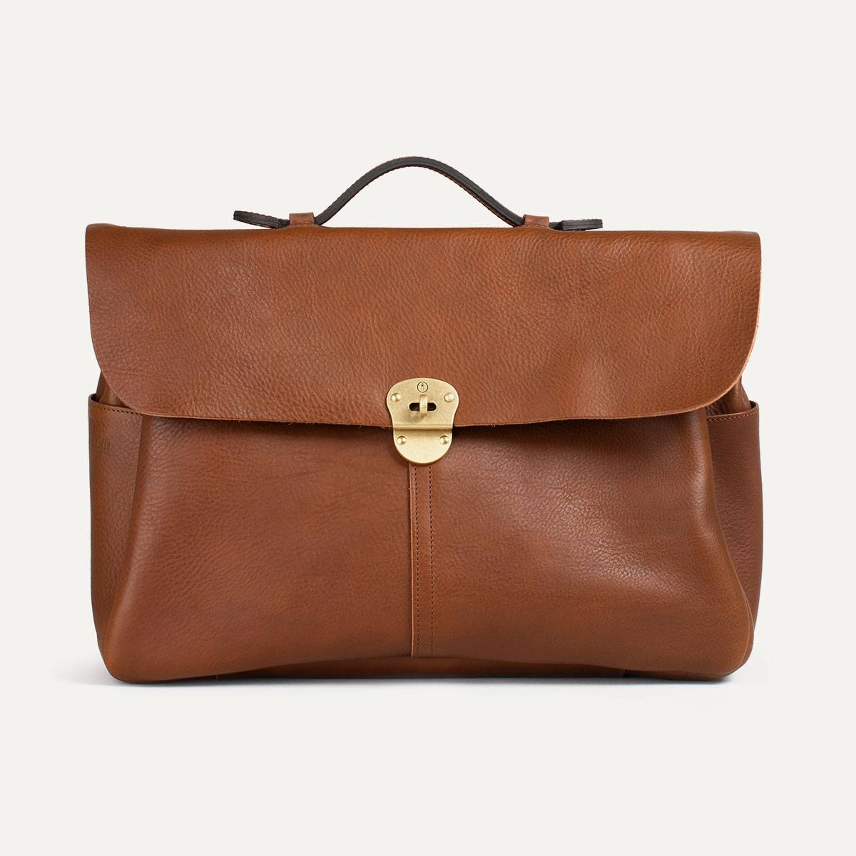 Men's Leather Briefcase I Leather Laptop bag for Men I Made in France ...