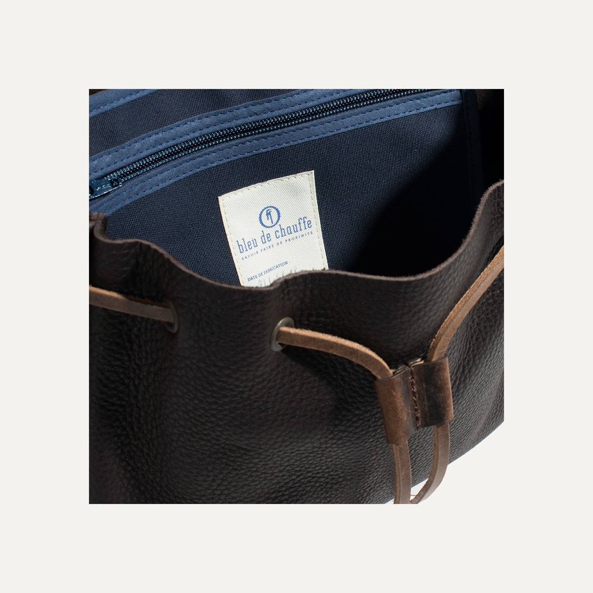 Colette leather satchel - Sangria (image n°4)