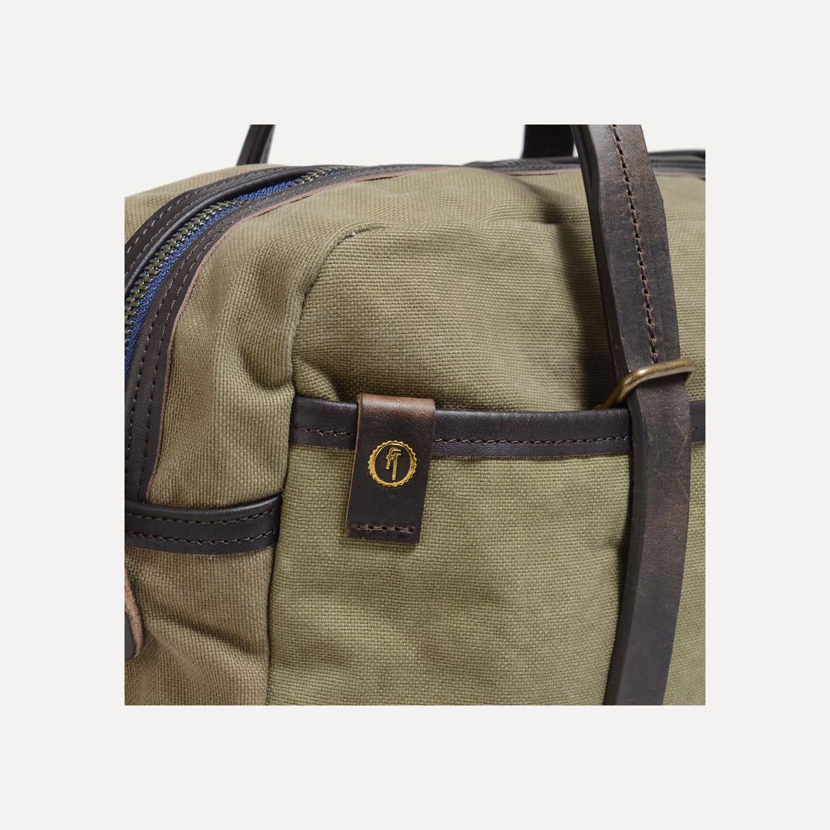 Sac business Report toile & cuir - Camel BM (image n°4)