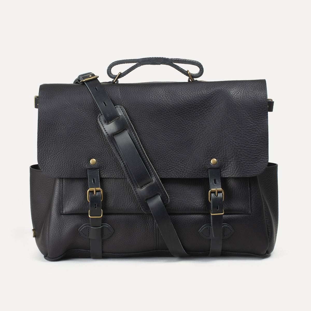 48h Irving Executive Postman bag - Black (image n°1)