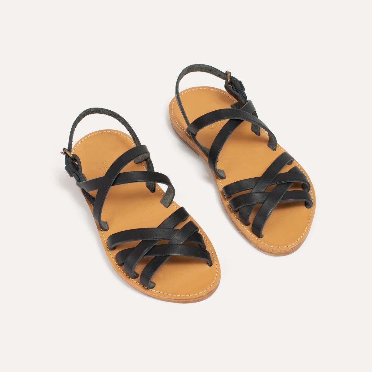 Majour leather sandals - Black (image n°3)