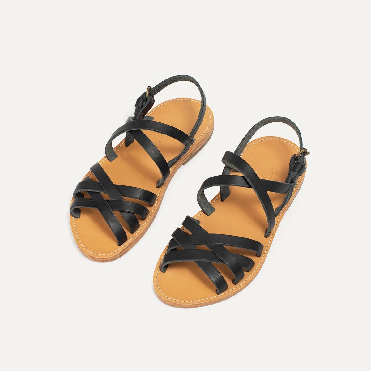 Majour leather sandals - Black (image n°4)