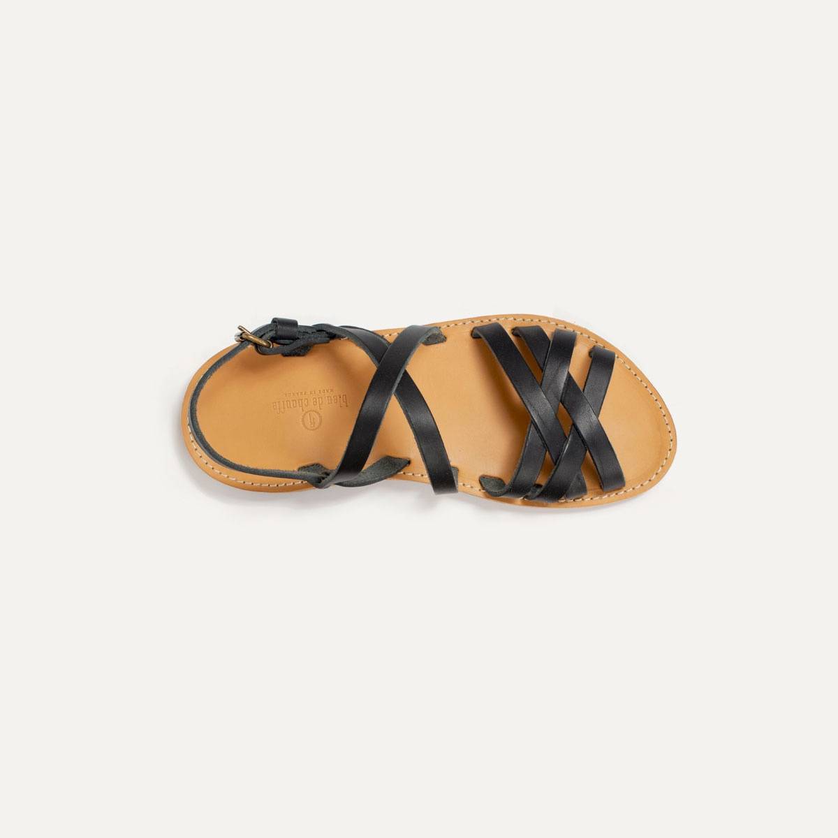 Majour leather sandals - Black (image n°6)