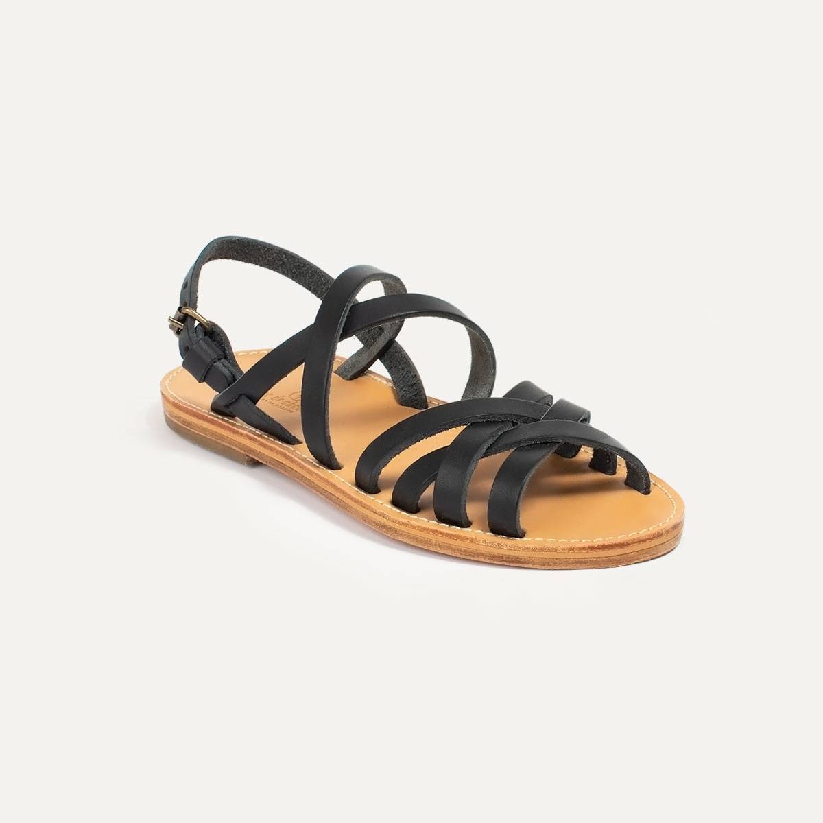 Majour leather sandals - Black (image n°2)