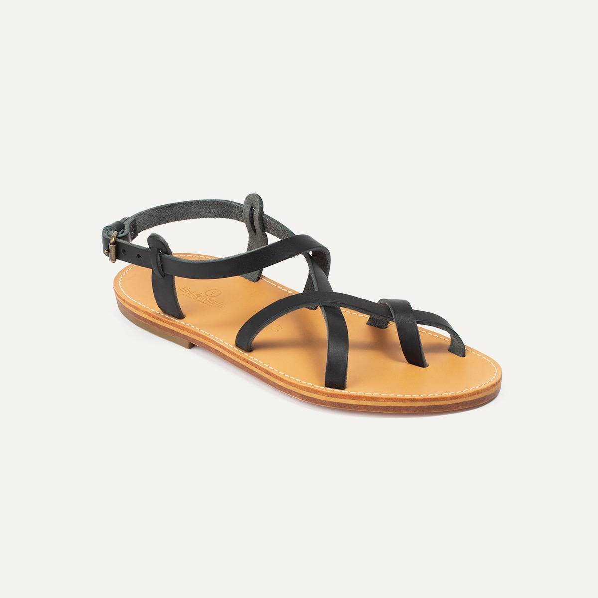 Nara leather sandals - Black (image n°2)