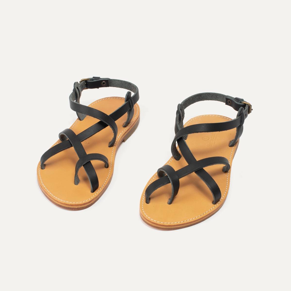 Nara leather sandals - Black (image n°5)