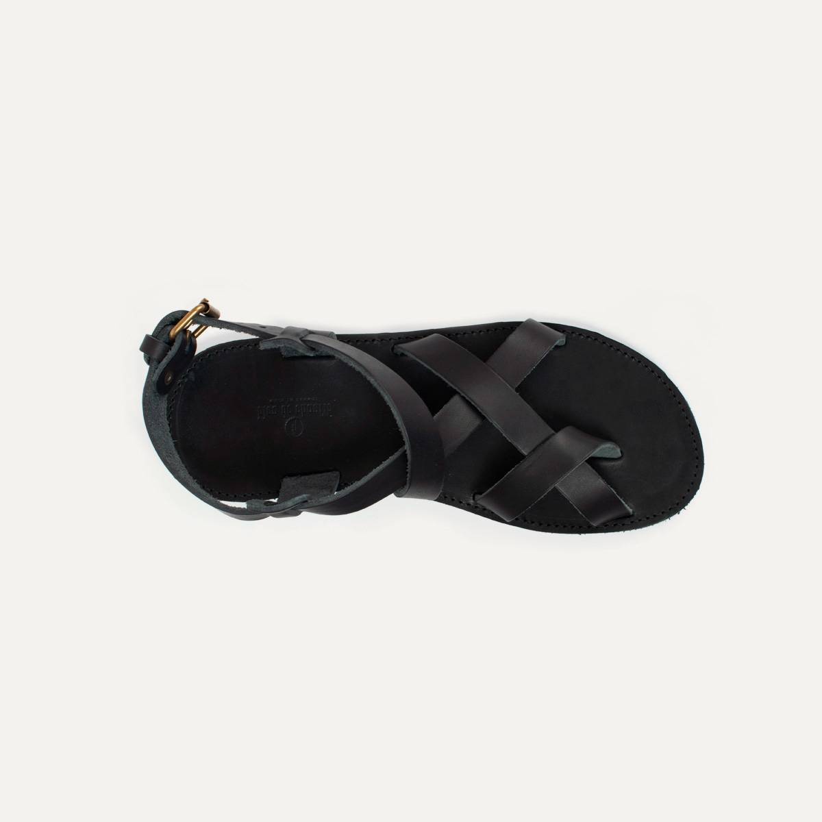 Sandales cuir Lhassa - Noir (image n°6)