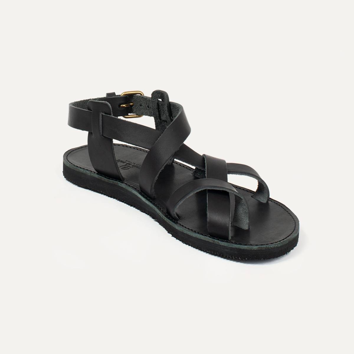 Lhassa leather sandals - Black (image n°2)