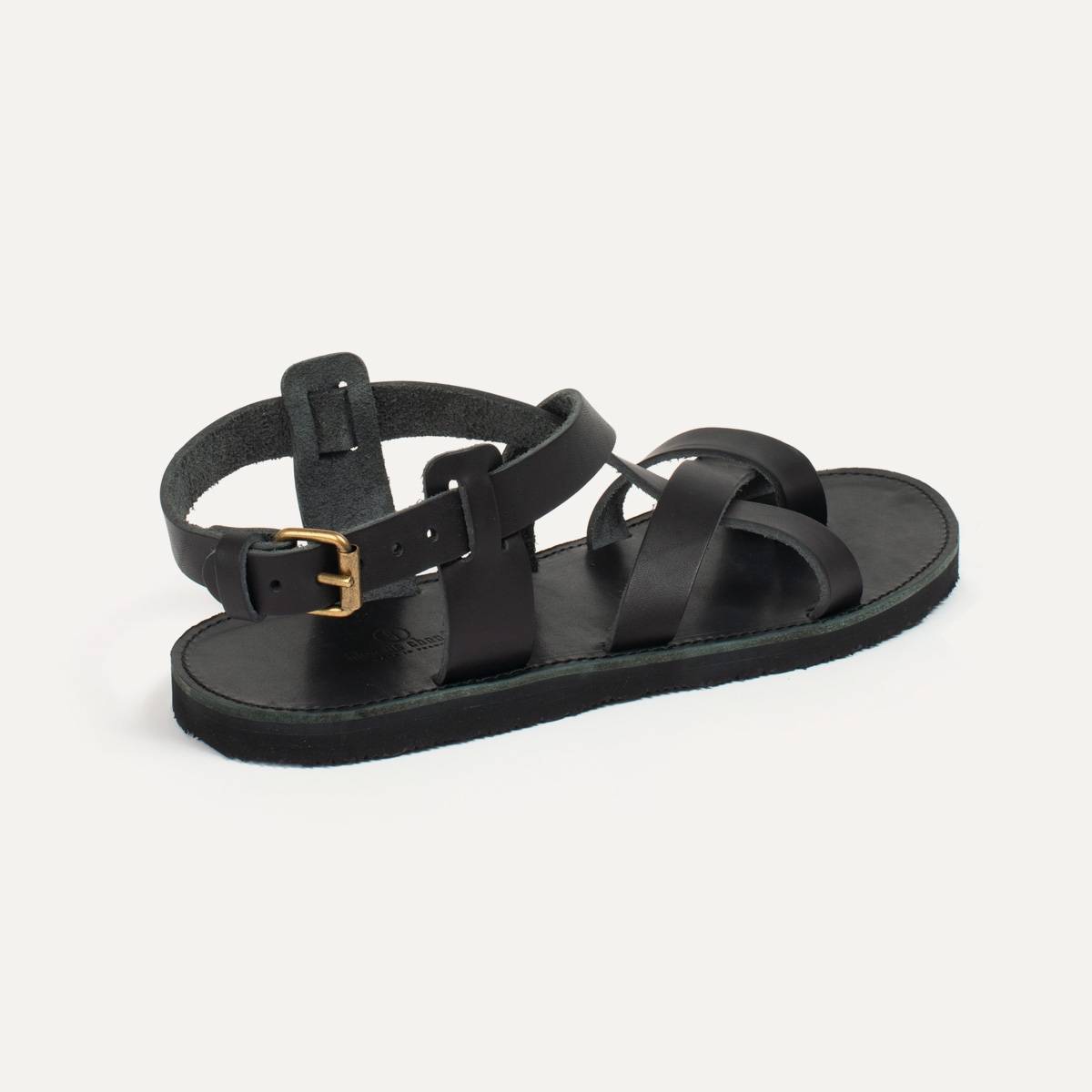 Lhassa leather sandals - Black (image n°3)