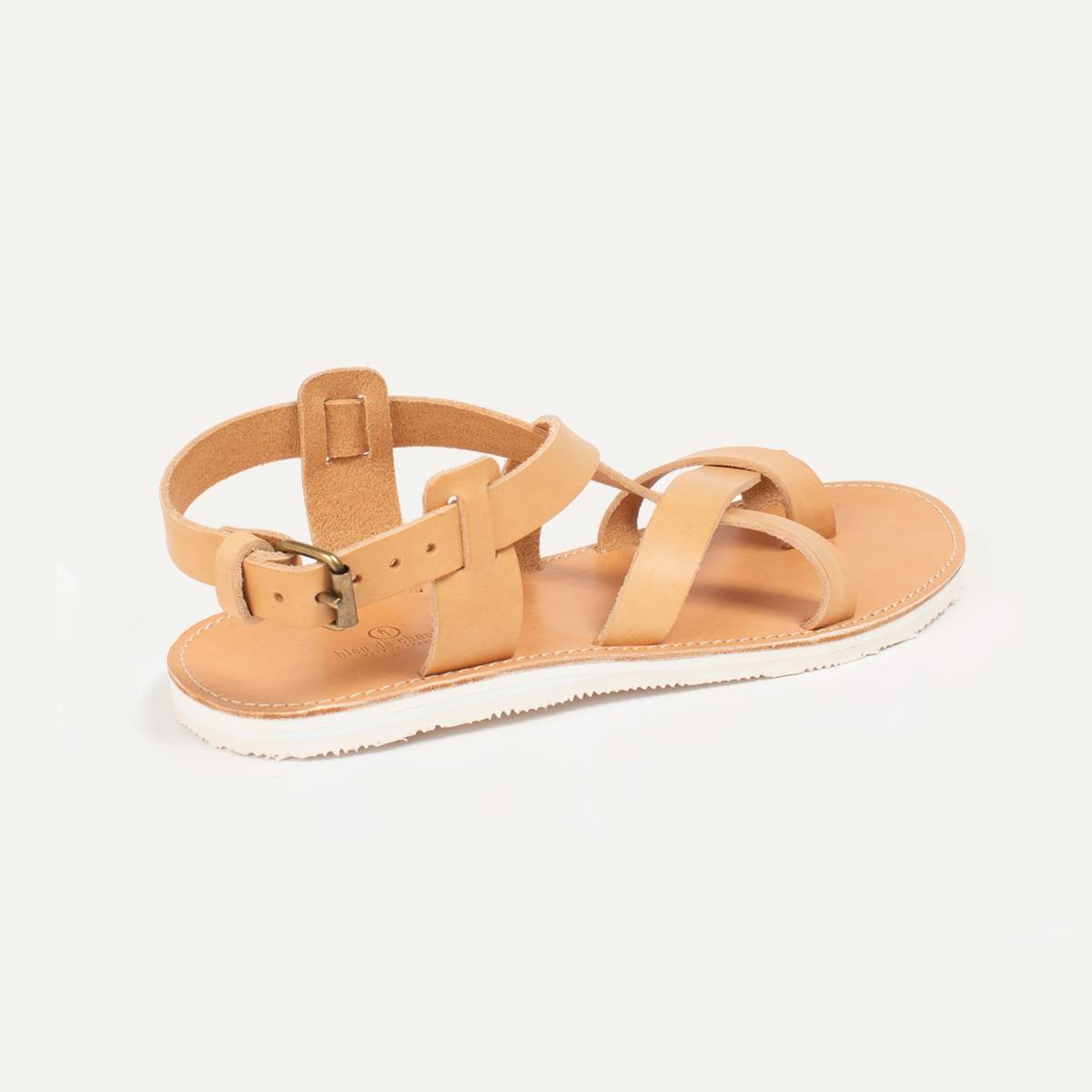Lhassa leather sandals - Natural (image n°3)