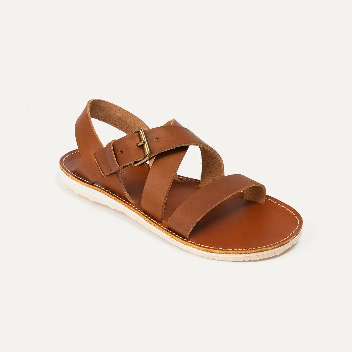 Iwate leather sandals - Pain Brûlé (image n°3)