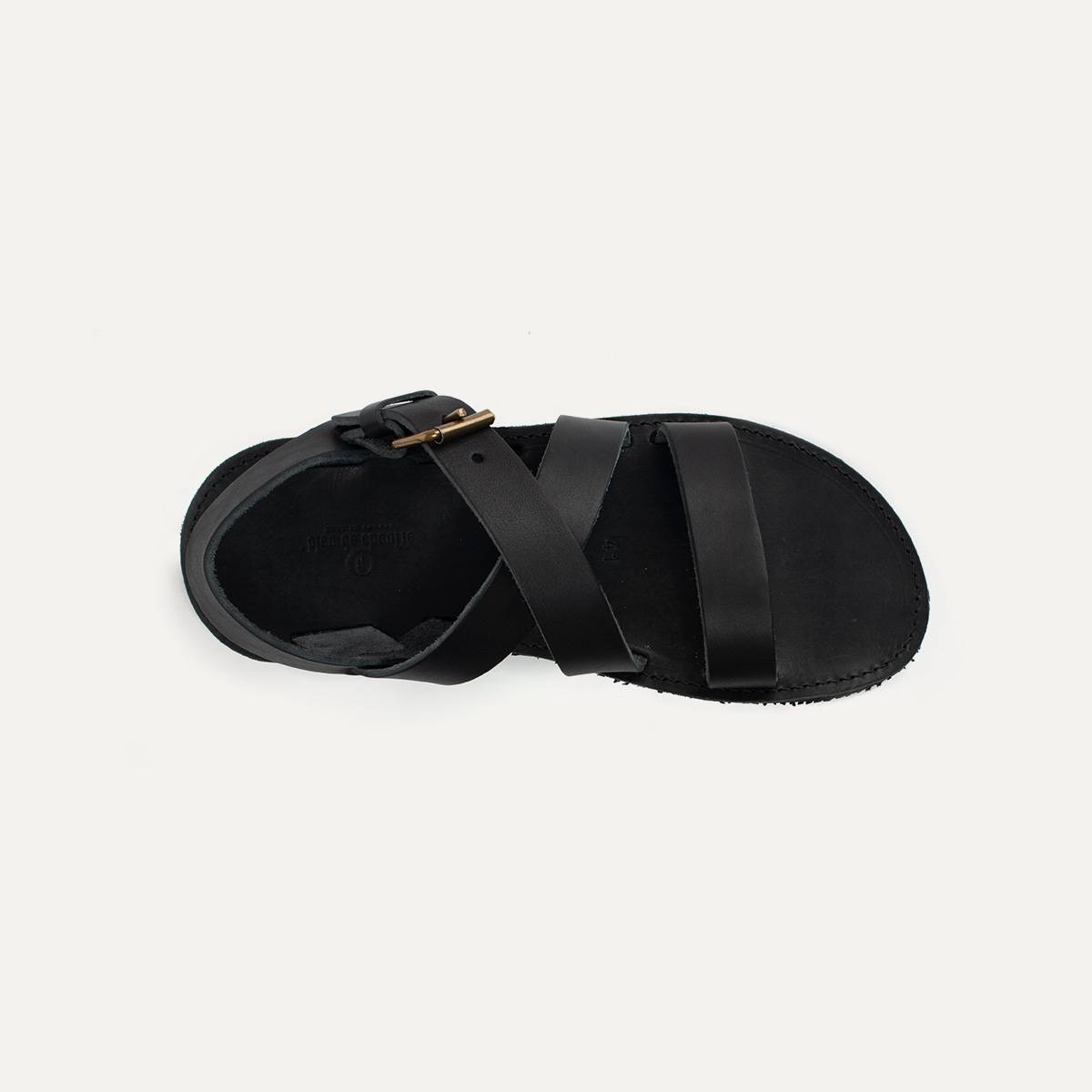 Iwate leather sandals - Black (image n°4)