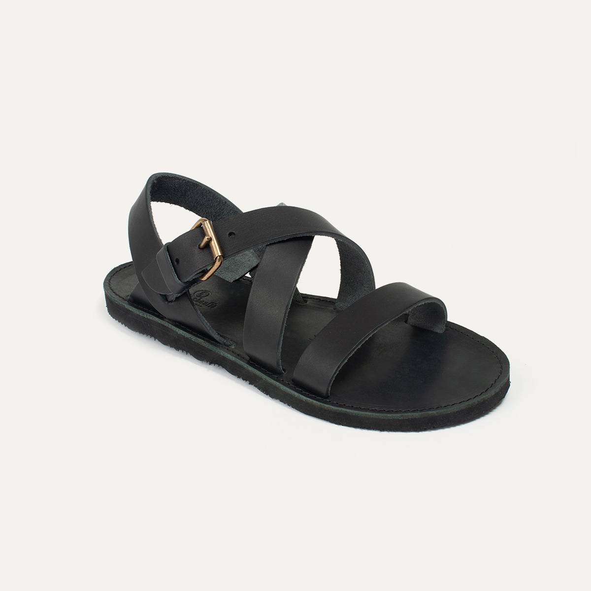 Iwate leather sandals - Black (image n°3)