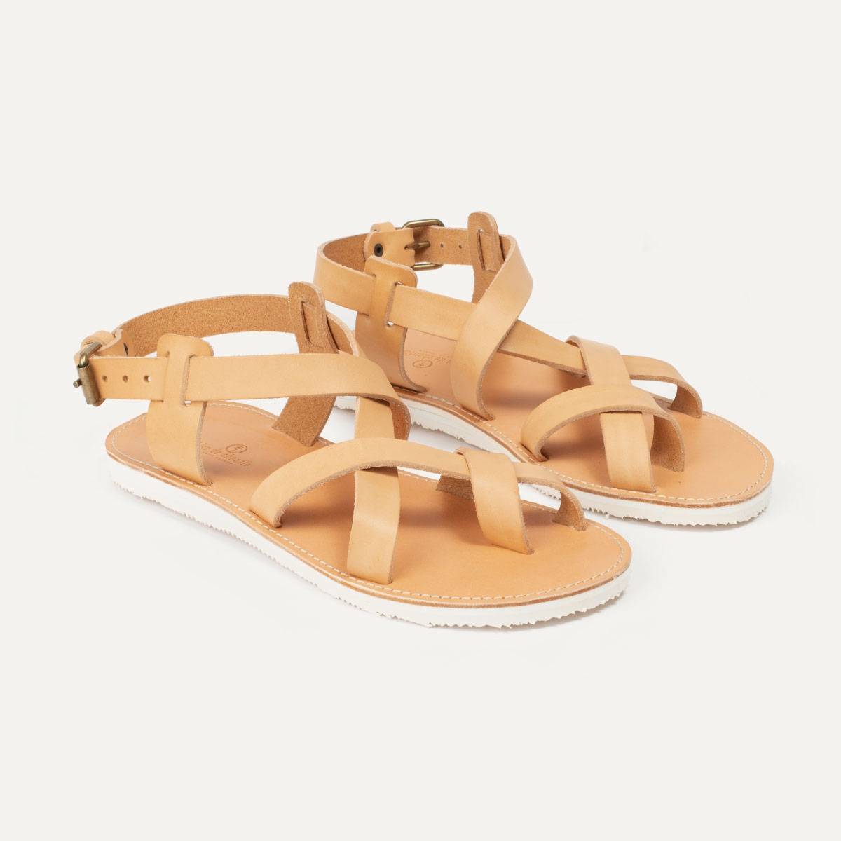 Lhassa leather sandals - Natural (image n°5)