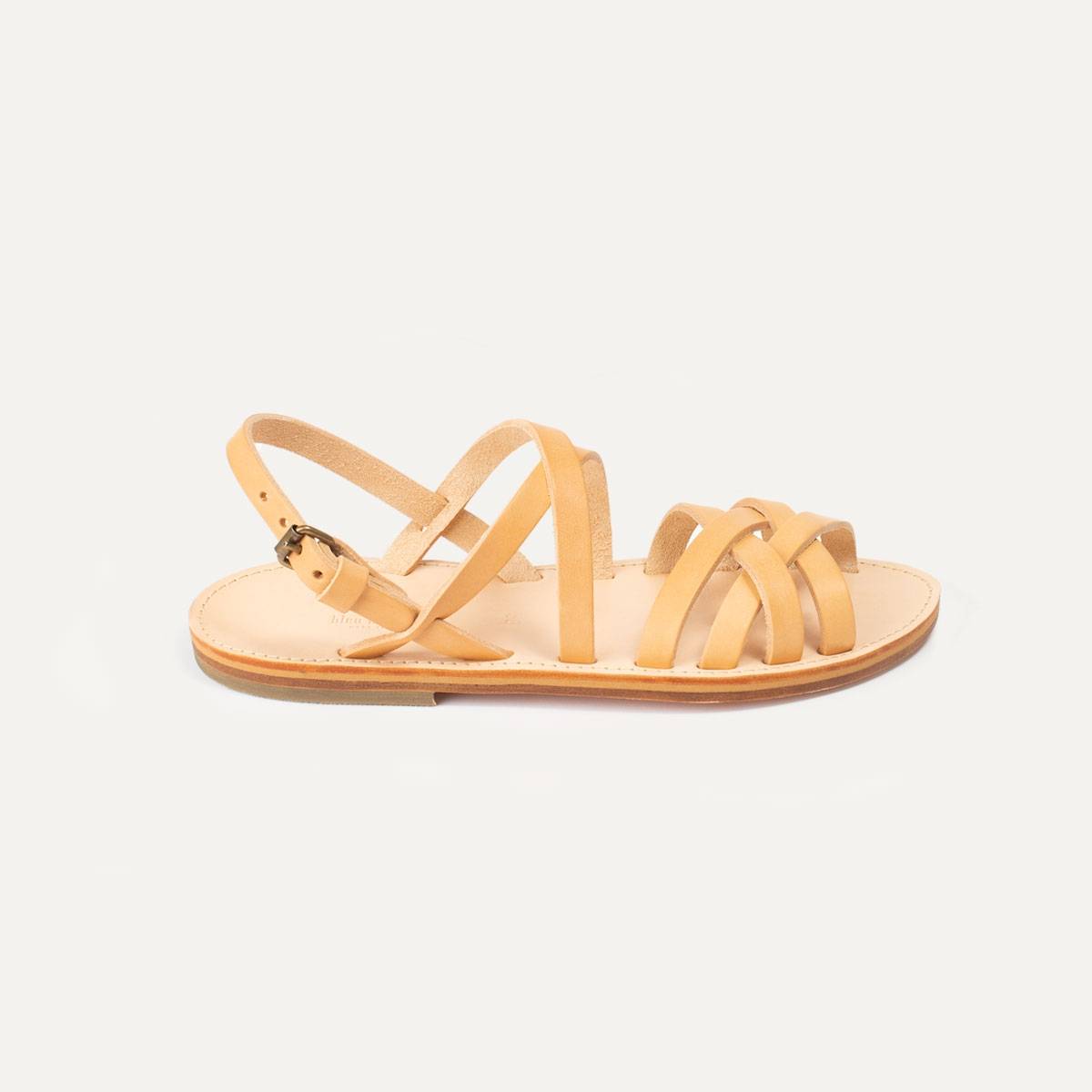 Majour leather sandals - Natural (image n°5)