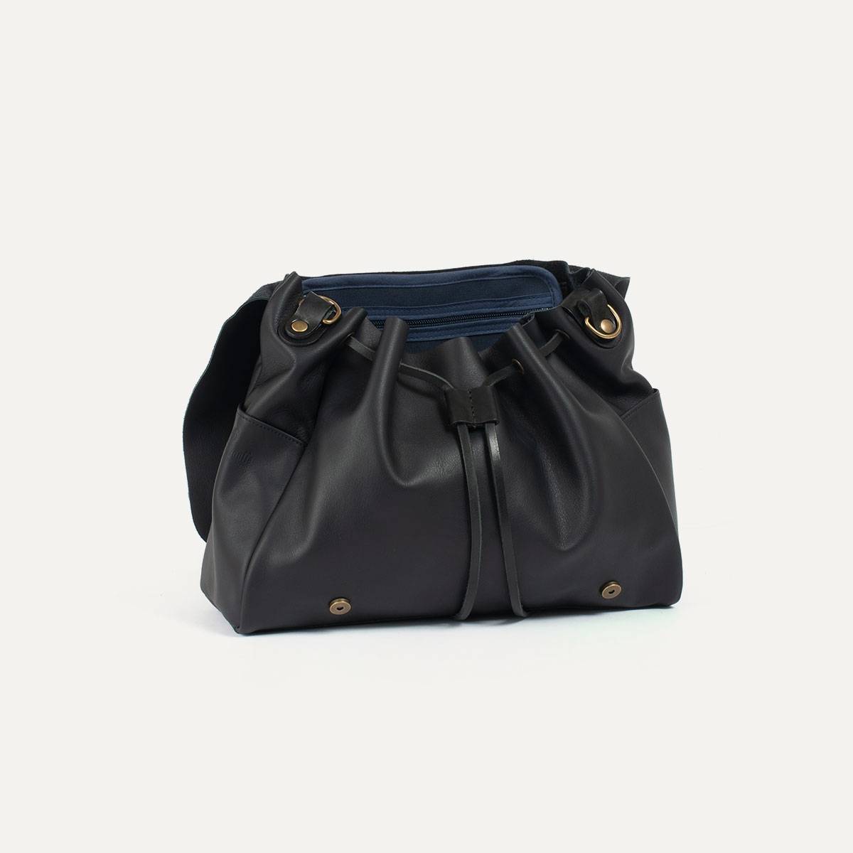 Colette leather satchel - Black (image n°4)