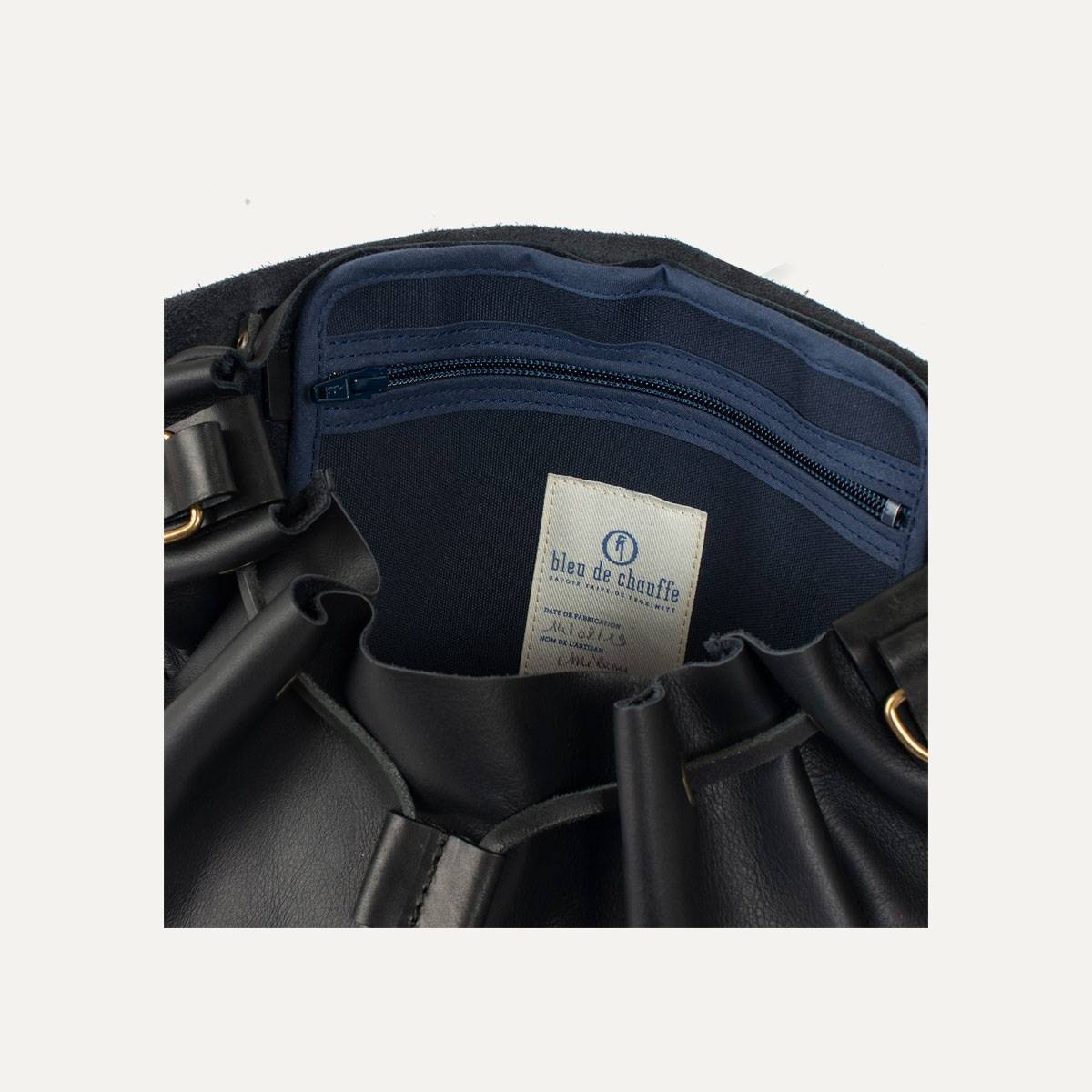 Colette leather satchel - Black (image n°5)