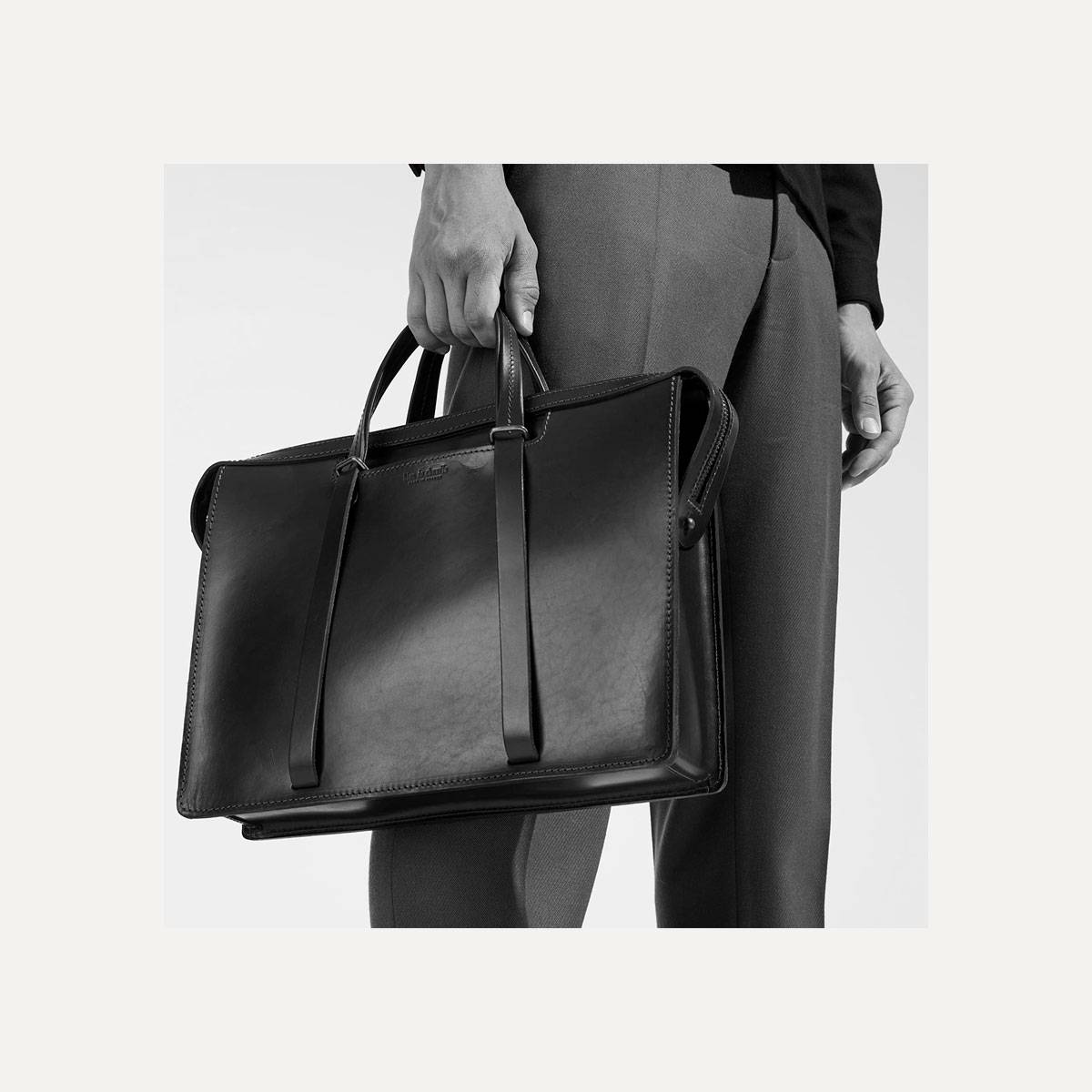 Jupiter briefcase - Peeble black (image n°8)