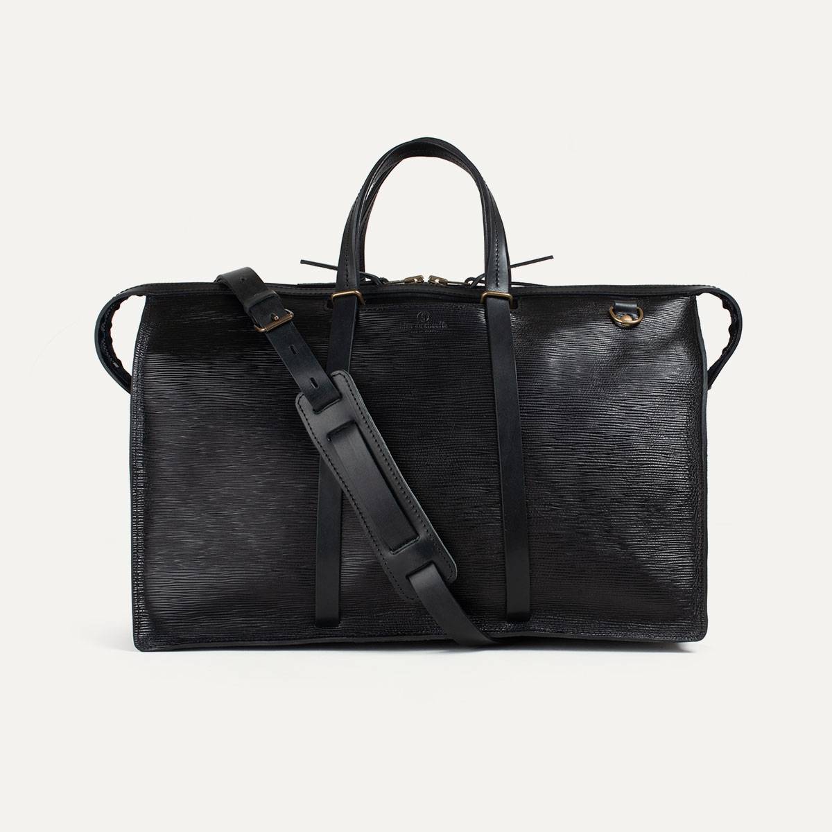 Sac de voyage Jules - Peeble Black (image n°1)