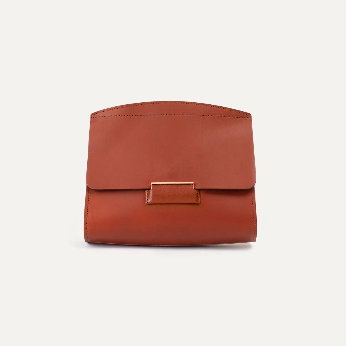 Origami S clutch bag - Rust (image n°3)